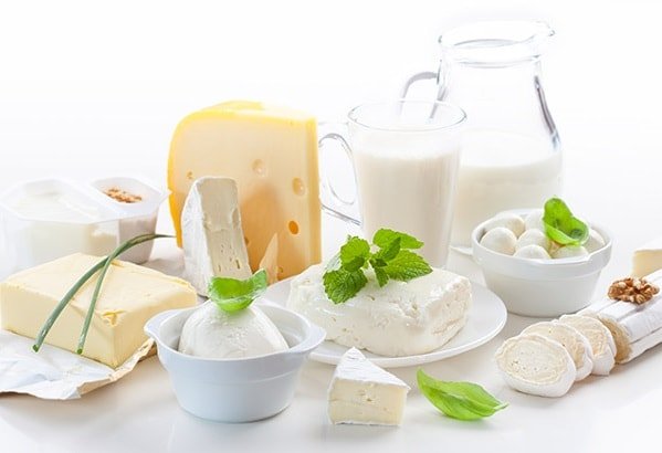 Обезжиренные молочные продукты 