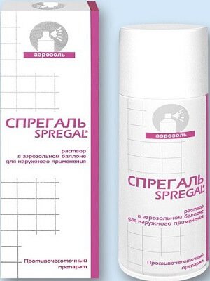 Спергаль спрей от частоки 