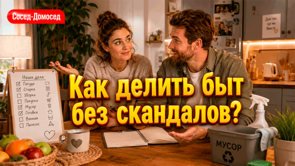 Семейный быт без скандалов – как делить домашние обязанности и не разводиться из-за мусорного ведра 😅 Семейный быт без скандалов – как делить домашние обязанности и не разводиться из-за мусорного ведра 😅