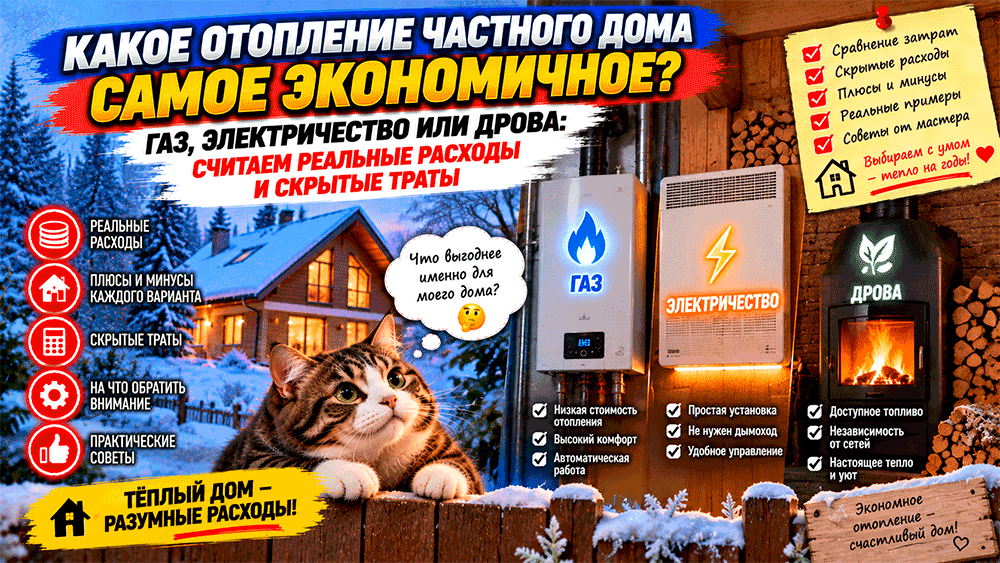 Какое отопление частного дома самое экономичное – газ, электричество или дрова Какое отопление частного дома самое экономичное – газ, электричество или дрова