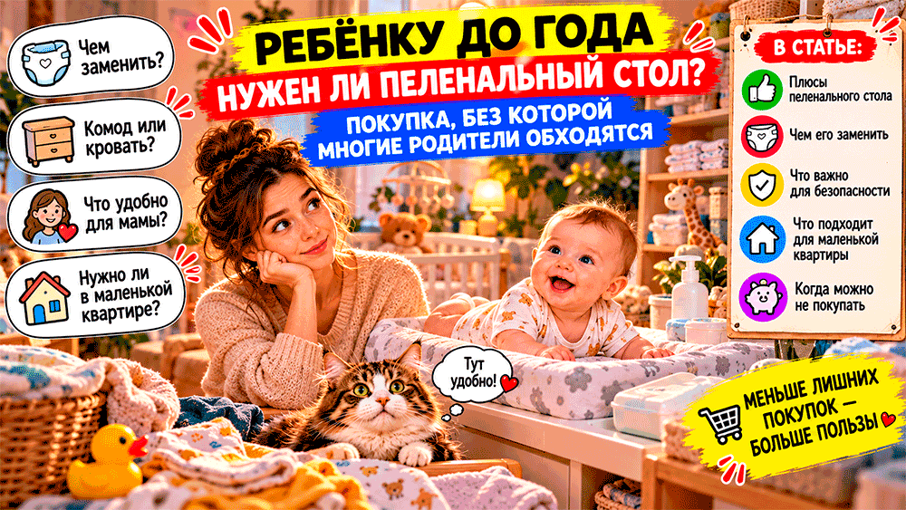 Нужен ли пеленальный стол ребёнку до года – покупка, без которой многие родители прекрасно обходятся Нужен ли пеленальный стол ребёнку до года – покупка, без которой многие родители прекрасно обходятся