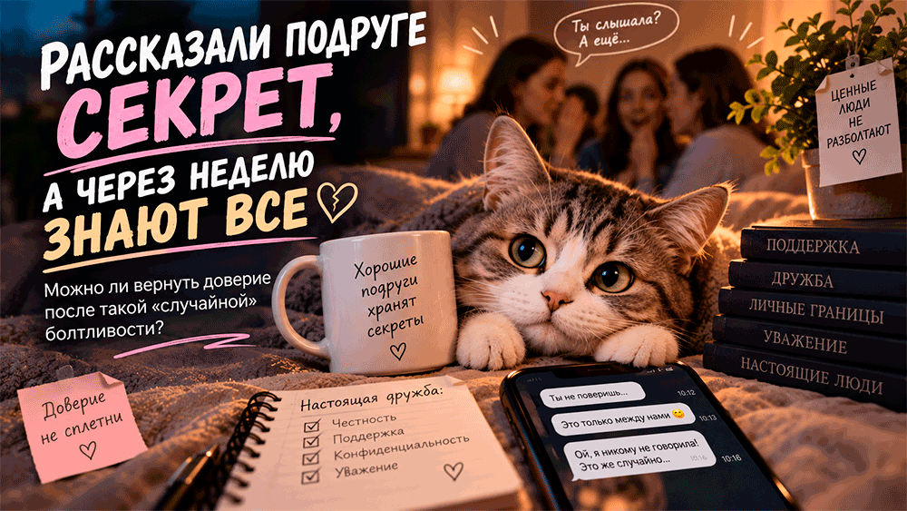 Рассказали подруге секрет и через неделю знают все – можно ли вернуть доверие после такой «случайной» болтливости Рассказали подруге секрет и через неделю знают все – можно ли вернуть доверие после такой «случайной» болтливости