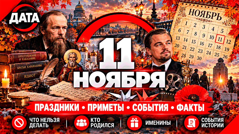 11 ноября – праздники, народные приметы, что нельзя делать, именины, знаменитости и события истории 11 ноября – праздники, народные приметы, что нельзя делать, именины, знаменитости и события истории