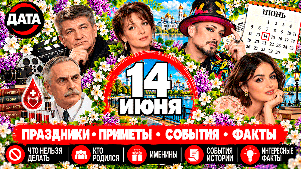 14 июня – какой сегодня праздник, народные приметы, что нельзя делать, именины, знаменитости и события истории