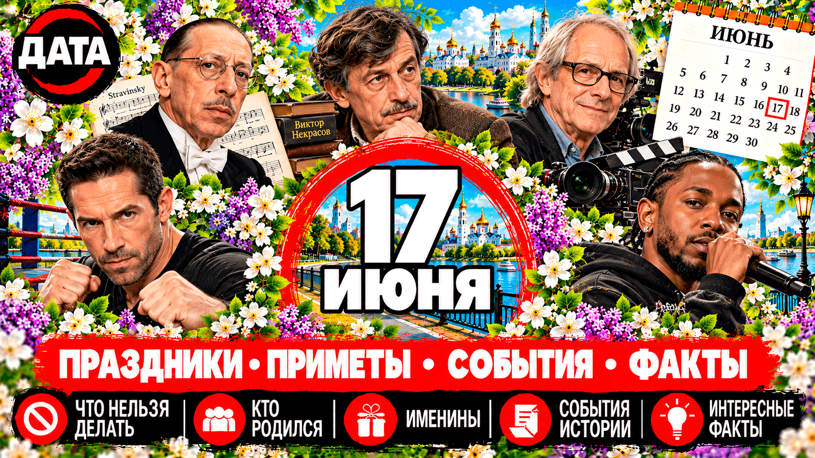 17 июня – какой сегодня праздник, народные приметы, что нельзя делать, именины, знаменитости и события истории 17 июня – какой сегодня праздник, народные приметы, что нельзя делать, именины, знаменитости и события истории