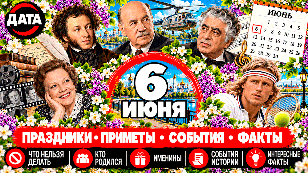 6 июня – какой сегодня праздник, народные приметы, что нельзя делать, именины, знаменитости и события истории
