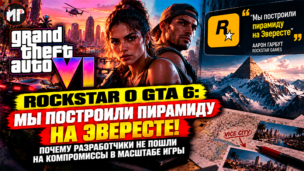Rockstar сравнила разработку GTA 6 со строительством пирамиды на Эвересте – почему создатели игры отказались от компромиссов?