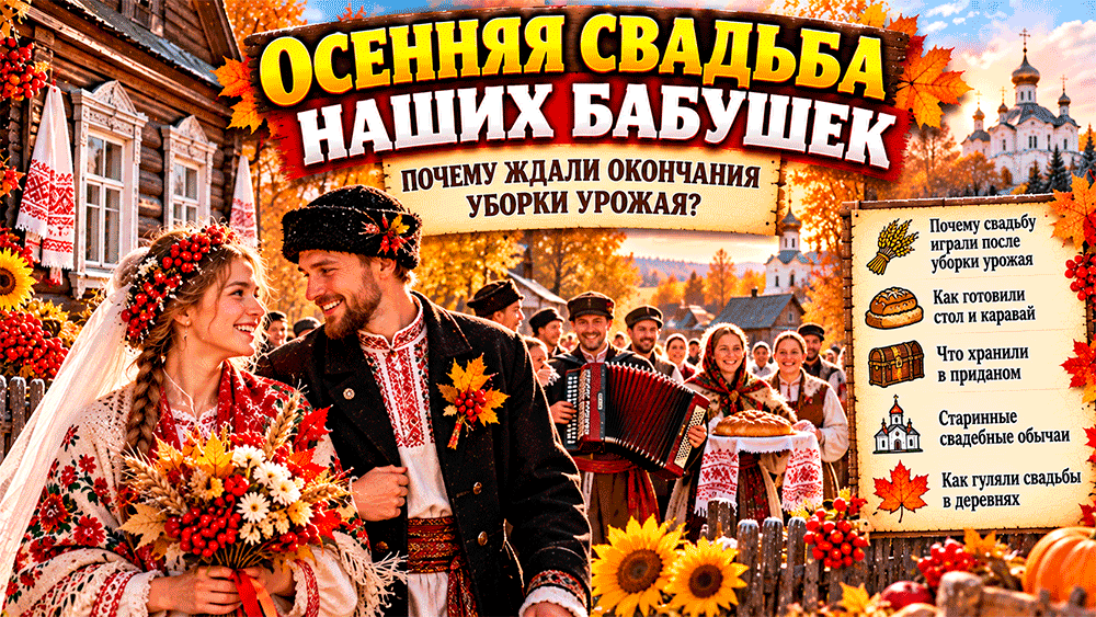 Осенняя свадьба наших бабушек – зачем ждали окончания уборки урожая и как гуляли свадьбы в деревнях, считали расходы и собирали приданое Осенняя свадьба наших бабушек – зачем ждали окончания уборки урожая и как гуляли свадьбы в деревнях, считали расходы и собирали приданое