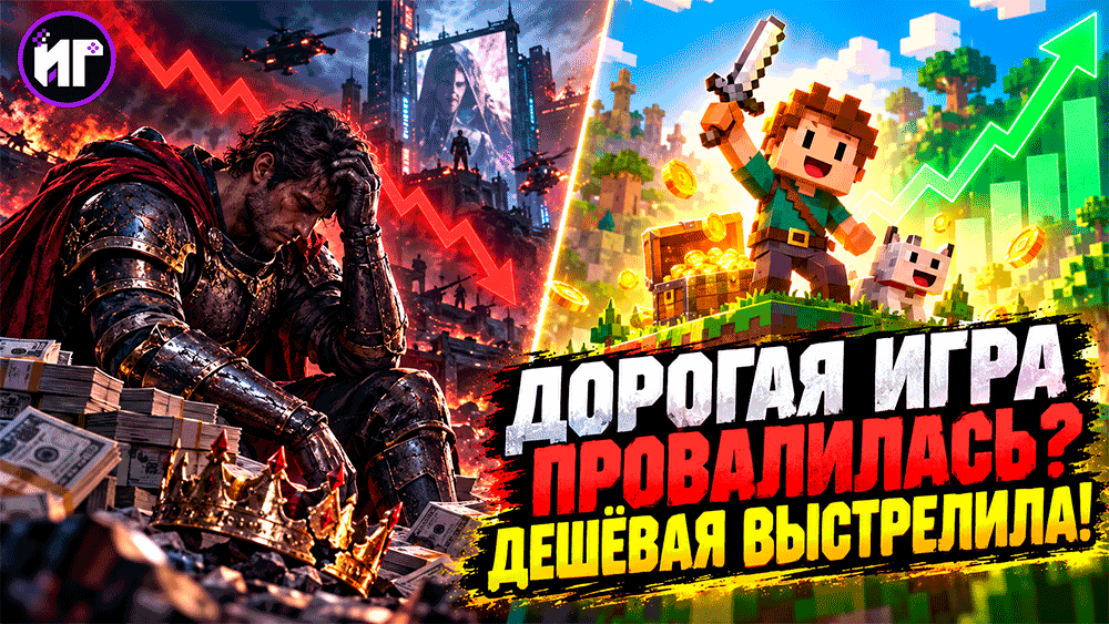 Почему дорогая игра может провалиться, а дешёвая неожиданно стать хитом – парадокс игровой индустрии