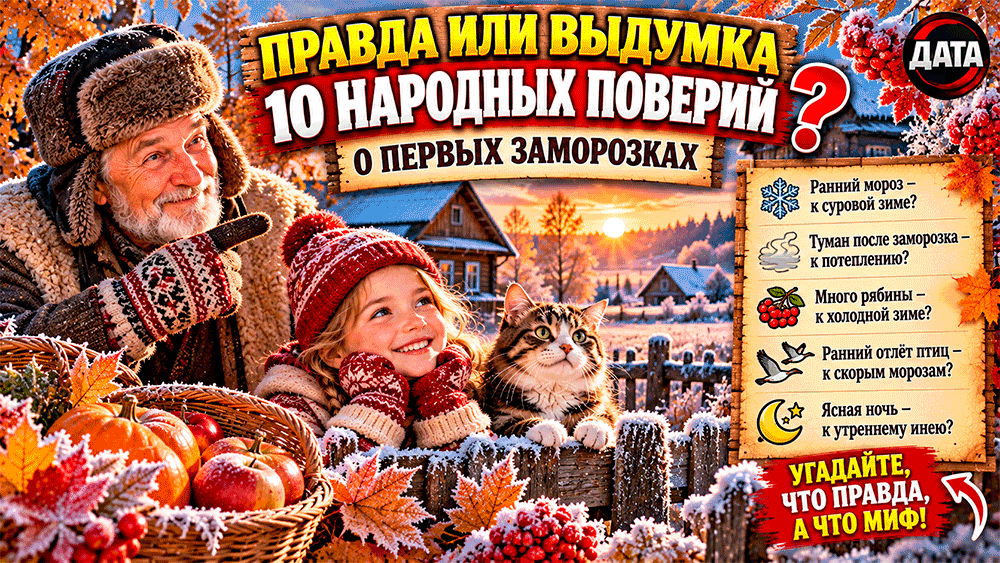 Правда или выдумка – 10 народных поверий о первых заморозках – сможете ли вы отличить мудрость предков от красивых сказок?