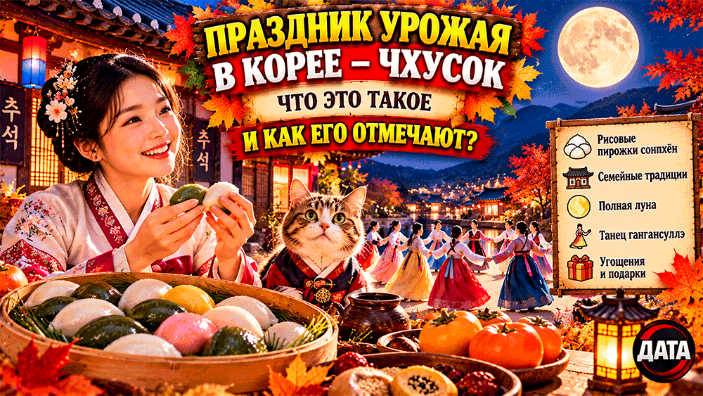Праздник урожая в Корее – что такое Чхусок и как его отмечают – рисовые пирожки, полная луна и необычные традиции, которым сотни лет Праздник урожая в Корее – что такое Чхусок и как его отмечают – рисовые пирожки, полная луна и необычные традиции, которым сотни лет