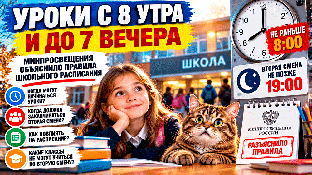 Уроки с 8 утра и до 7 вечера – Минпросвещения объяснило, во сколько школа вправе начинать и заканчивать занятия – что делать родителям Уроки с 8 утра и до 7 вечера – Минпросвещения объяснило, во сколько школа вправе начинать и заканчивать занятия – что делать родителям