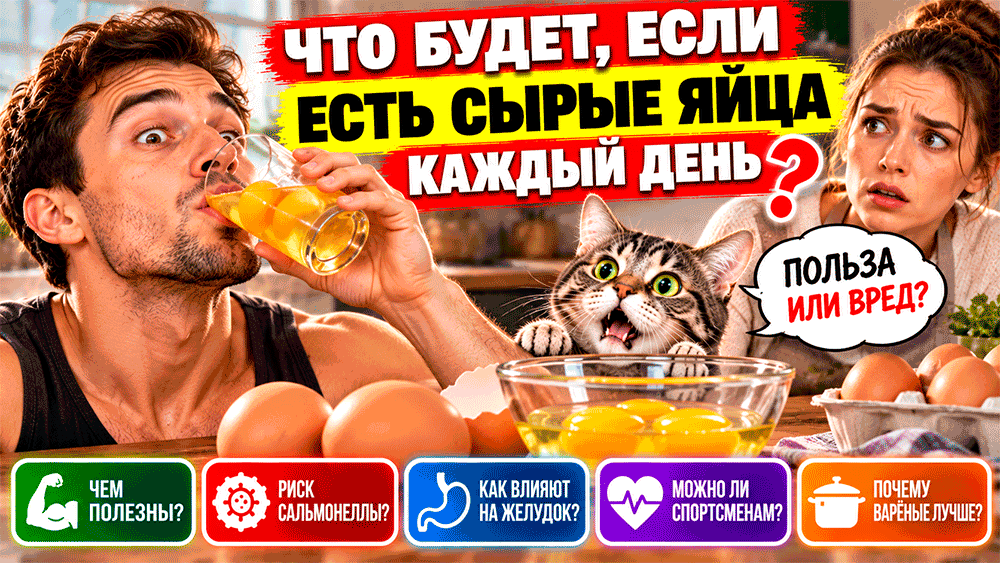 Что будет, если есть сырые яйца каждый день – польза и вред для организма, риск сальмонеллёза и почему варёные яйца могут оказаться полезнее