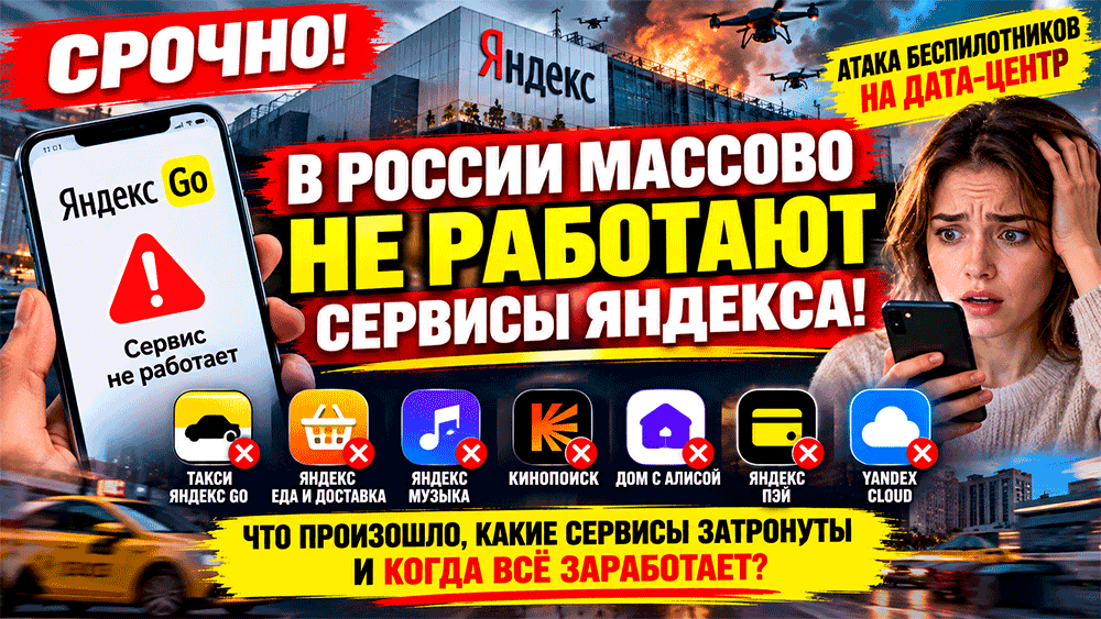 Яндекс массово перестал работать 11 октября 2026 года – что случилось с Яндекс Go, такси, доставкой и Алисой и когда всё восстановят